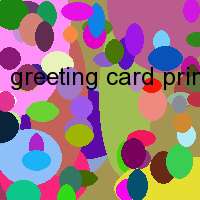 greeting card print