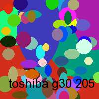 toshiba g30 205